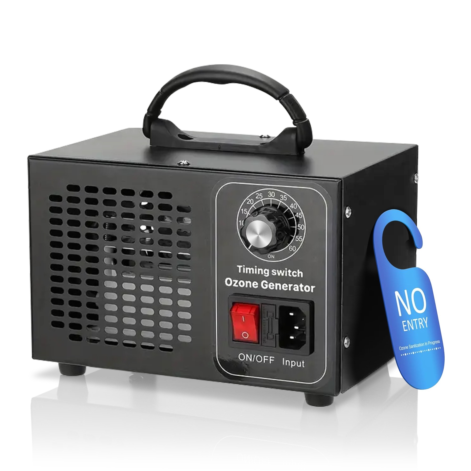 EdenDirect 1615 sq. ft. Commercia Ozone Machine HEPA-Type Ozone Generator Odor Remover High Capacity in Black
